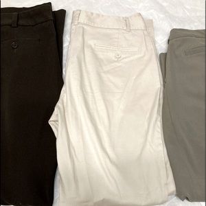 3 Pairs of Designer Slacks Calvin Klein, LPGA, and Talbots